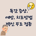 [독감 증상] 독감이 독한 감기가 아니라고? A형 독감 증상 및 예방법, 독감 무료접종 대상