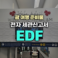 괌 여행을 위한 준비물: 전자 세관신고서(EDF) 작성법 간편 안내