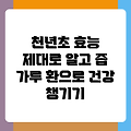 천년초 효능 제대로 알고 즙 가루 환으로 건강 챙기기