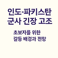 인도-파키스탄 군사 긴장 고조 | 초보자를 위한 갈등 배경과 전망