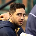 밀워키 브루어스의 좌익수인 라이언 브론 (Ryan Braun)