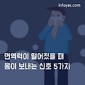 면역력 저하에서 몸이 보내는 신호 5가지