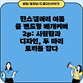 한스갤러리 여름 쿨 밴드형 베개커버 2p: 시원함과 디자인, 두 마리 토끼를 잡다