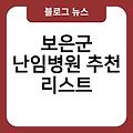 보은군 난임병원 여자남자난임검사시기 추천리스트 비용가격 보은군난임검사비용지원금 산전검사