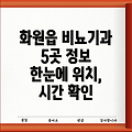 대구 달성군 화원읍 비뇨기과 5곳: 운영시간, 위치, 전화번호, 주소 정보