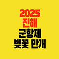 2025 진해군항제 Ι 벚꽃 개화 시기와 만개 예상 날씨 전망
