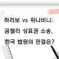 하리보 vs 위니비니: 곰젤리 상표권 소송, 한국 법원의 판결은?