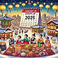2025년 구정(설날) 날짜와 연휴 계획: 1월 29일 수요일, 최대 9일 연휴 가능