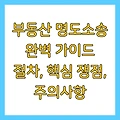 부동산 명도소송 완벽 가이드 절차, 핵심 쟁점, 주의사항