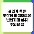 갱년기 석류 부작용 여성호르몬 변화기에 섭취 주의할 점
