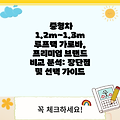 중형차 1.2m~1.3m 루프랙 가로바, 프리미엄 브랜드 비교 분석: 장단점 및 선택 가이드