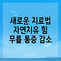 퇴행성 관절염 치료를 위한 무릎 자가골수 관절 주사: 새로운 희망과 효과