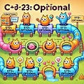 [C++23 새기능 소개] std::optional의 모나딕 연산(transform, transform_or, and_then, or_else)