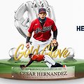2020년 아메리칸리그 2루수 부문 골드 글러브를 수상한 세자르 에르난데스 (Cesar Hernandez)