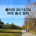 똘이's 20/10/23 미국 증시 정리_관망모드의 미증시_2차 대선토론_인텔 급락_10년물 채권금리 상승세