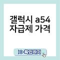 갤럭시 a54 가격 갤럭시a34가격 갤럭시A54 갤럭시a54자급제가격