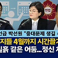 계엄 첫 언급한 박선원 중대문제 생길 수도 - 법꾸라지들 재판관 임기 끝나는 4월까지 시간 끌기 음모