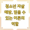 청소년 자살 예방, 믿을 수 있는 어른의 역할