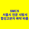 합성고분자 바닥 바름 SMCS 서울시 전문 시방서