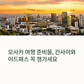 오사카 여행 준비물, 간사이와이드패스 꼭 챙기세요