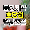 동진제약 호당원 가격, 효능, 식후 혈당 조절 및 바나나잎 추출물 상세 정보