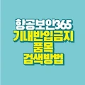 비행기 기내 반입 금지 품목 물품 위탁 수화물 검색 방법 항공보안 365