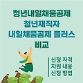 청년 내일 채움 공제와 청년 재직자 내일 채움 공제 플러스 비교