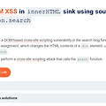 Lab: DOM XSS in innerHTML sink using source location.search