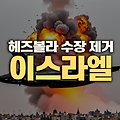 이스라엘 헤즈볼라 수장 제거 공식 발표에 따른 중동 정세 변화