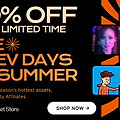 ★2023 Hot Summer Sale★ Unity asset-The Dev Days of Summer(Up to -50%) <3rd Week>