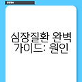 심장질환 완벽 가이드: 원인