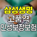 삼성생명 고품격 인생보장보험, 주요 특징과 보장 내용 분석