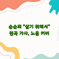 순순희 "살기 위해서" | 원곡 가사, 노을 커버, 노래 모음 정보
