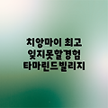치앙마이 타마린드 빌리지, 잊을 수 없는 경험!