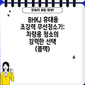 BHKJ 휴대용 초강력 무선청소기: 차량용 청소의 강력한 선택 (블랙)