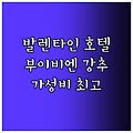 발렌타인 호텔.. 부이비엔 강추!