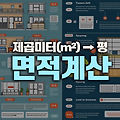 제곱미터(m²)를 평으로 바꾸는 가장 쉬운 방법