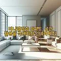 미니멀리즘 아파트, 공간 활용을 극대화한 인테리어 팁