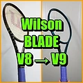 윌슨 블레이드 v8, 테니스라켓 도색으로 v9로의 멋진 변신