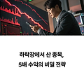 하락장에서 산 종목, 5배 수익의 비밀 전략