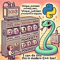 C++20과 C++23을 활용한 “파이썬스러운” API 구현 #12: unique_everseen, unique_justseen, powerset