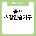 스윙 연습 다운 골프기구 맥스스피드기 실내골프기