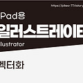 아이패드 일러스트레이터, 이미지를 간단하게 벡터화 하는 방법