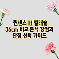퀸센스 IH 빨래솥 36cm 비교 분석 장점과 단점 선택 가이드
