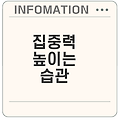 집중력 높이는 공부 습관으로 성적 향상하는 법