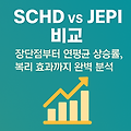 SCHD vs JEPI 비교! 장단점부터 연평균 상승률, 복리 효과까지 완벽 분석