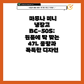 마루나 미니 냉장고 BC-50S: 원룸에 딱 맞는 47L 용량과 독특한 디자인