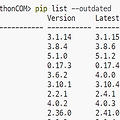 python:: pip package all update