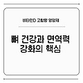 🌞 비타민 D 고함량 영양제 추천 – 뼈 건강과 면역력 강화의 핵심