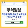 HMM 주가 전망, 북극항로 정책 수혜주?